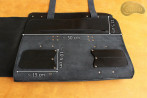 Sac à couteaux / pochette   CUIR DE VACHETTE NOIR( modèle 4)