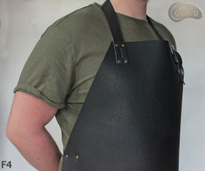 Bőr védőkötény F4/hentes/hegesztő/szakács/barbecue/lakatos