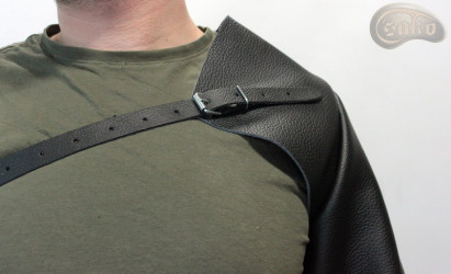 Manchon de protection en cuir avec sangles réglables