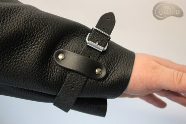 Manchon de protection en cuir avec sangles réglables