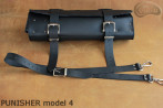 Sac à couteaux / pochette CUIR FLEUR PUNISHER( modèle 4)
