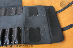 Torba/ pokrowiec na noże CZARNA LICÓWKA PUNISHER (model 4)