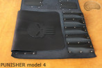 Torba/ pokrowiec na noże CZARNA LICÓWKA PUNISHER (model 4)