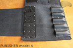 Torba/ pokrowiec na noże CZARNA LICÓWKA PUNISHER (model 4)