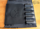 Torba/ pokrowiec na noże CZARNA LICÓWKA PUNISHER (model 4)