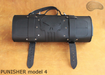 Torba/ pokrowiec na noże CZARNA LICÓWKA PUNISHER (model 4)