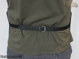 Nabrzusznik ochraniacz na brzuch skórzany ognioodporny spawalniczy ślusarski stolarski tokarski