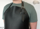 Leather apron F17 two-piece protective / butcher / welding / cook / barbecue / locksmith