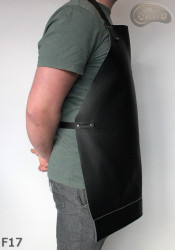 Leather apron F17 two-piece protective / butcher / welding / cook / barbecue / locksmith