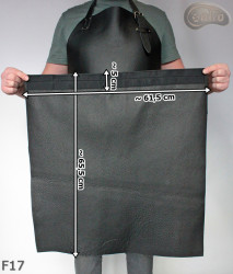 Leather apron F17 two-piece protective / butcher / welding / cook / barbecue / locksmith