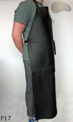 Leather apron F17 two-piece protective / butcher / welding / cook / barbecue / locksmith