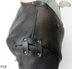 Tablier de protection avant en cuir F18 avec manches / boucher / soudeur / cuisinier / barbecue / serrurier