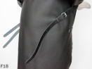 Leather apron F18 protective front with sleeves / butcher / welding / cook / barbecue / locksmith