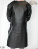 Leather apron F18 protective front with sleeves / butcher / welding / cook / barbecue / locksmith