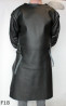 Leather apron F18 protective front with sleeves / butcher / welding / cook / barbecue / locksmith
