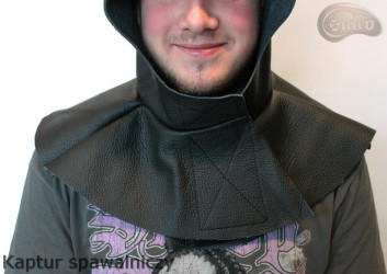 Leather blacksmith locksmith welding hood