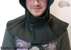 Leather blacksmith locksmith welding hood