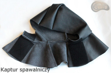 Leather blacksmith locksmith welding hood