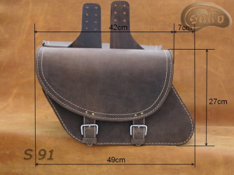 Bőr táska S91 barna nr 3 *Kérésre*