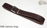 Ceinture de pantalon en cuir marron foncé PA8