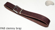 Ceinture de pantalon en cuir marron foncé PA8