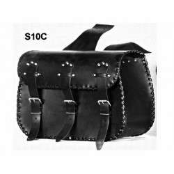 LEATHER SADDLEBAGS S10  *TO...