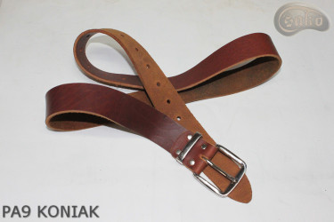 Skórzany pasek do spodni PA9 koniak