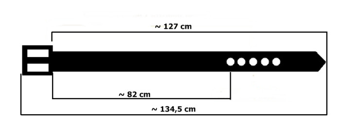 PKL11 bőr nadrág öv