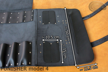 Torba/ pokrowiec na noże BRĄZ DWOINA PUNISHER (model 4)