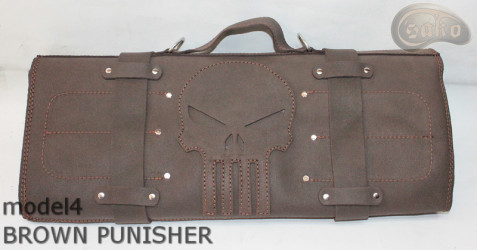 Torba/ pokrowiec na noże BRĄZ DWOINA PUNISHER (model 4)