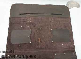 Torba/ pokrowiec na noże BRĄZ DWOINA PUNISHER (model 4)