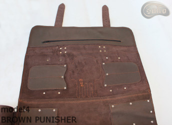 Torba/ pokrowiec na noże BRĄZ DWOINA PUNISHER (model 4)