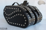 LEATHER SADDLEBAGS S221 with lock