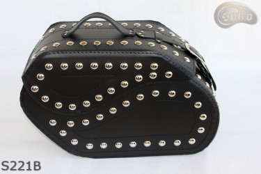 LEATHER SADDLEBAGS S221 with lock