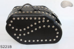 LEATHER SADDLEBAGS S221 with lock
