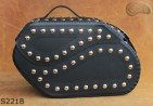 LEATHER SADDLEBAGS S221 with lock