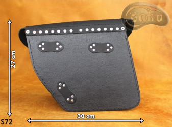 LEATHER SADDLEBAG S72 H-D DYNA