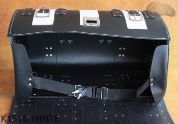 Coffre Moto K151 WHITE avec serrure   *Sur demande*