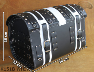 Coffre Moto K151 WHITE avec serrure   *Sur demande*