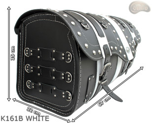 Coffre Moto K161 WHITE avec serrure  *Sur demande*