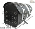 Coffre Moto K161 WHITE avec serrure  *Sur demande*