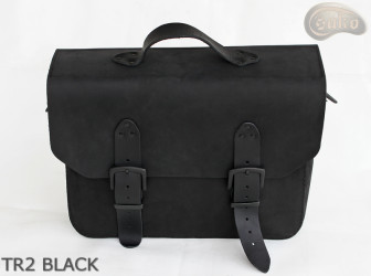 Skórzana torba na ramię TR2 BLACK