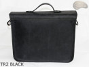 Sac bandoulière en cuir TR2 BLACK