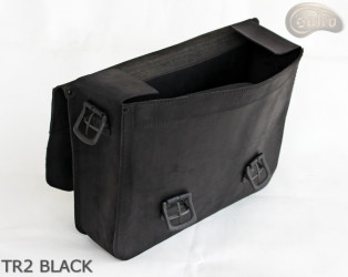 Skórzana torba na ramię TR2 BLACK