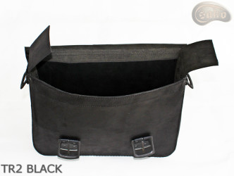 Bőr válltáska TR2 BLACK