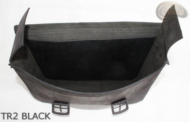 Sac bandoulière en cuir TR2 BLACK