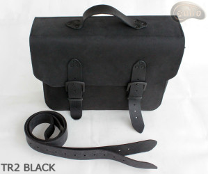 Bőr válltáska TR2 BLACK