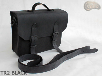 Bőr válltáska TR2 BLACK