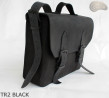 Skórzana torba na ramię TR2 BLACK