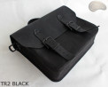 Skórzana torba na ramię TR2 BLACK
